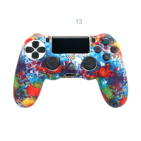 Coque de protection en silicone pour manette PS4 Slim Pro, impression par transfert d'eau NSLikey