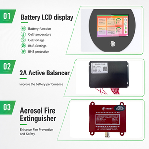 Batteries lithium-ion CERRNSS en stock UE – Meilleures batteries solaires LiFePO4 51,2 V 200 Ah 5 kWh 10 kWh 16 kWh pour stockage d'énergie domestique - Product Image 5