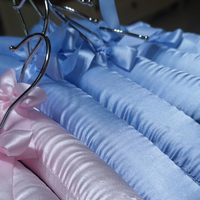 Cintres à vêtements rembourrés en satin Top Hanger