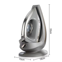 Fer à repasser à vapeur multifonction en céramique avec grand réservoir d'eau, séchage rapide, 2200W, pour usage domestique et hôtelier, facile à nettoyer