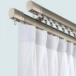 Profil aluminium kustom untuk rel jalur tirai jendela geser Universal seri 6000 pengelasan pemotongan bengkok kelas - Product Image 2