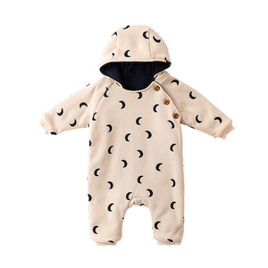 Batas de algodón de invierno de una pieza <span class=keywords><strong>para</strong></span> bebés, <span class=keywords><strong>ropa</strong></span> gruesa acolchada <span class=keywords><strong>para</strong></span> recién nacidos, hombre y mujer, estilo informal y bonito - Product Image 2