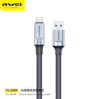 Kabel pengisi daya Cepat USB mikro 1.5m 3A terlaris kabel tembaga timah Power Bank ponsel komputer pemindai kamera tabung PVC