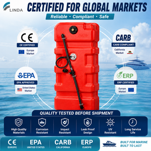 Réservoir de carburant marin Ce Epa Carb 120L avec capteur de niveau de carburant, réservoir de carburant portable en HDPE <span class=keywords><strong>pour</strong></span> <span class=keywords><strong>moteur</strong></span> <span class=keywords><strong>hors</strong></span>-<span class=keywords><strong>bord</strong></span>, autres fournitures marines - Product Image 4