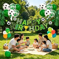 Kit de ballons en aluminium sur le thème des sports variés pour anniversaire, football, basketball, soccer, baseball, pour la décoration de fête