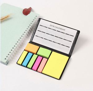Bloc de Notas Adhesivas Promocional con Cubierta de PU, Bloc de Notas Adhesivas con Calendario, <span class=keywords><strong>Juego</strong></span> de Blocs de Notas Adhesivas - Product Image 6