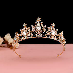 Diadema de Moda Simple para Fiesta de Cumpleaños de Princesa, Accesorios para Vestido de <span class=keywords><strong>Novia</strong></span>, Tiara - Product Image 6