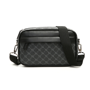 Borsa a Tracolla Piccola Retrò Vintage da <span class=keywords><strong>Uomo</strong></span>, Impermeabile in Pelle PU, Stile Messenger per Affari e Viaggi, Alla Moda e Portatile - Product Image 1