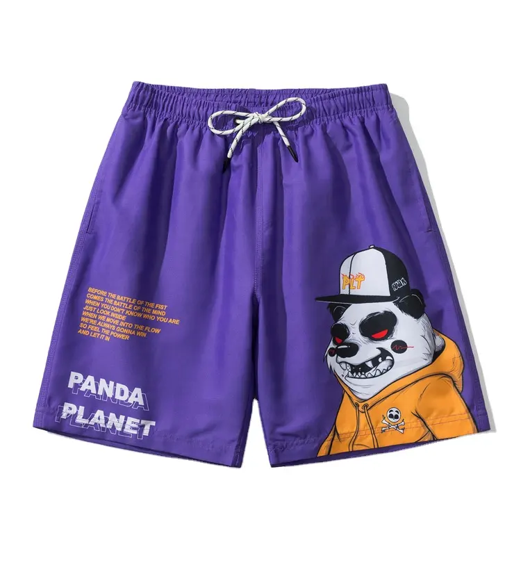 Short de basquete casual masculino, calção fitness na moda com estampa sobre o desenho