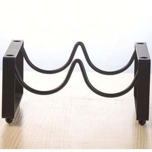 Nouveau design de support de bouteille de vin en métal salle à manger décoration de bar porte-bouteilles de vin en métal prix bon marché - Product Image 5