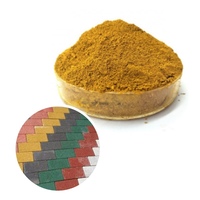 Fabricants en gros oxyde de fer jaune 313 pigment ciment couleur brique plancher chaussée peinture extérieure brique chaussée