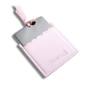 Unbreakable Stainless Steel Square Mini Card Make up Pocket Mirror - Product Image 2