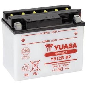 แบตเตอรี่มอเตอร์ไซค์ทดแทนยูอาสะ รุ่น YB12B B2 12V 12Ah ใหม่ - Product Image 1