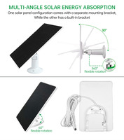 Fabricant Grossiste Module PV HPBC ETFE 10W 5V 6V Panneaux Solaires pour Moniteur avec Câble Type-C de 2M et Supports pour Caméra Extérieure