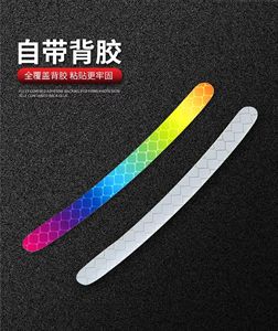 Pegatina Reflectante para Rueda de <span class=keywords><strong>Coche</strong></span>, Calcomanía para Llanta de <span class=keywords><strong>Coche</strong></span>, Cubo de Rueda, Cinta Reflectante, Arco Iris, Juego de 20 Unidades - Product Image 4