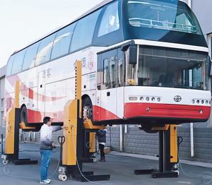 Cylindre hydraulique câblé robuste à 4 poteaux pour élévateur de camion / élévateur de véhicule <span class=keywords><strong>mobile</strong></span> à 4 colonnes avec capacité de 22T - Product Image 4