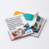 Impression personnalisée de brochures/dépliants/catalogues/ouvertures de catalogue/revues en couleur XJY, brochures économiques, service d'impression de brochures
