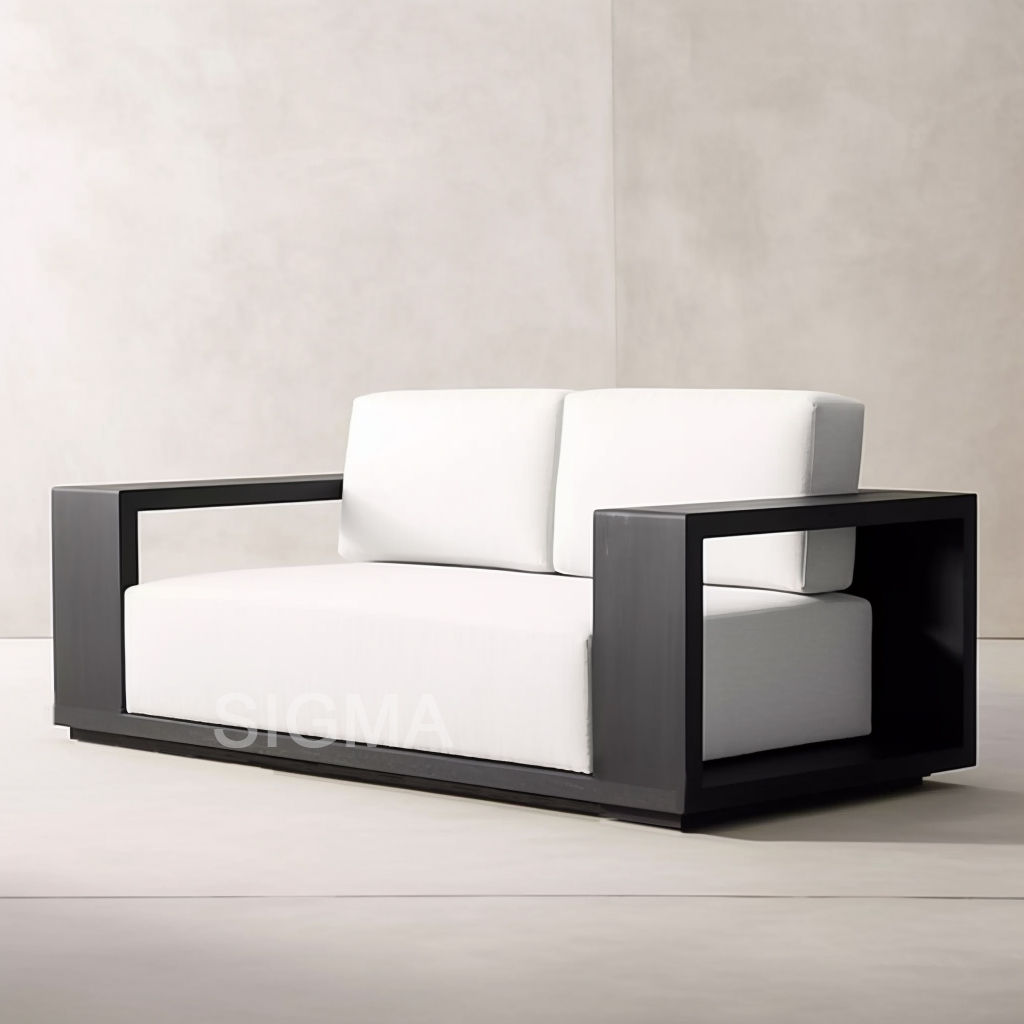 Hot Selling Balcony Patio Furniture Modern Outdoor Garden Sofa Set Aluminum sofas