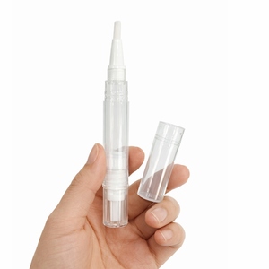 Flacon vide personnalisable de 3 ml pour brillant à lèvres, recyclable, pour huile à cuticules et soin des ongles, avec applicateur brosse souple - Product Image 2