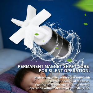 Pompe d'aquarium submersible 3-en-1 avec lumière UV, filtration, oxygénation, aération, circulation de l'eau, filtre intégré pour aquarium - Product Image 5