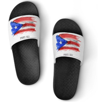 Exquises pantoufles à thème Porto Rico, conçues pour la maison et l'extérieur, un cadeau pour les amis, pantoufles confortables et antidérapantes.