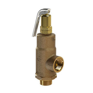 วาล์วนิรภัยทองเหลืองแบบยกสูง COVNA DN20 3/4 นิ้ว PN16 แรงดันสูง เกลียว BSP พร้อมคันโยก - Product Image 1