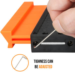 10 इंच समोच्च गेज अनुलिपित्र प्लास्टिक प्रोफ़ाइल समोच्च उपकरण/समोच्च गेज के साथ ताला - Product Image 2