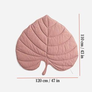 Colchón de gato a la moda con forma de hoja, nido de perro de doble cara, cálido, cómodo, cama de dibujos animados para mascotas, alfombrilla, manta grande - Product Image 5