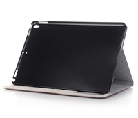 Étui pour tablette en cuir véritable Aarons avec fente pour cartes, couleur personnalisée, motif croco, support pour ordinateur portable, fabrication usine