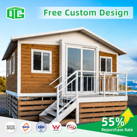 Maisonnette préfabriquée portable standard AU prête à être expédiée, conteneur extensible de luxe de 20, 30 ou 40 pieds, type Granny Flat
