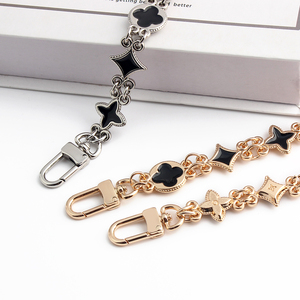 高級レディースバッグエクステンダーチェーン合金金属ショルダーストラップチャーム付きハンドバッグDIYアクセサリー卸売 - Product Image 4