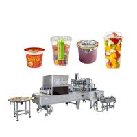 Machine de remplissage automatique de pesage de noix mélangées de tasse en plastique/bonbons/pop-corn/fruits