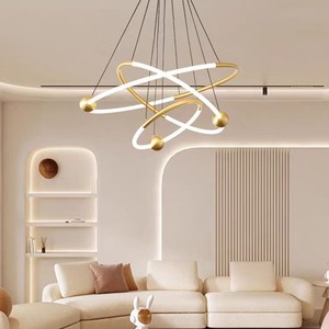 2023 High-End Designer Pendant <b>Light</b> All-Copper Modern Minimalist Luxury <b>Dining</b> Room Lamp Middle-Sized Hanging Installation - Product Image 3