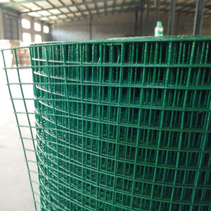 Màu xanh lá cây và màu xanh PVC tráng hàn dây lưới được sử dụng như khỉ dây và gà dây - Product Image 6