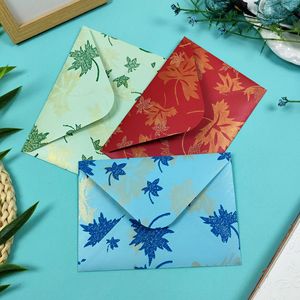 Enveloppes en papier artistique motif <span class=keywords><strong>feuille</strong></span> <span class=keywords><strong>d</strong></span>'érable pour invitations de mariage, cartes cadeaux, cartes postales – <span class=keywords><strong>D</strong></span>écoratives, personnalisables, qualité supérieure - Product Image 3