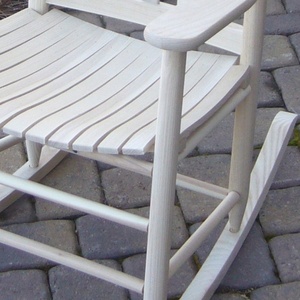 เก้าอี้โยกไม้ป็อปลาร์ประกอบง่าย สไตล์บ้านไร่ เฟอร์นิเจอร์คุณภาพพรีเมียม ทนทาน สำหรับห้องนอน พักผ่อน นั่งสบาย - Product Image 4