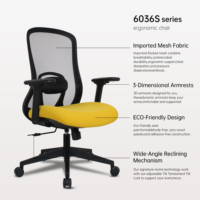 Chaise de bureau AODA, tissu écologique, accoudoirs, roulettes, pivotante, inclinable, soutien lombaire, chaise ergonomique en mesh, Silla De Oficina