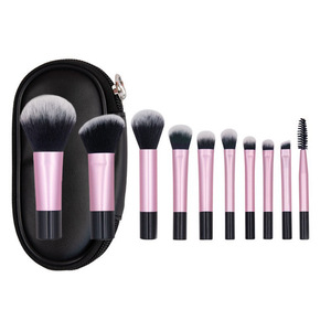 Mini set de brochas de maquillaje, brocha para polvos sueltos, brocha para maquillaje, brocha para rubor, herramienta de belleza facial suave - Product Image 6