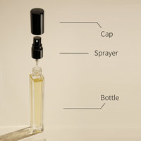 Flacons de parfum en verre vides avec logo personnalisé, flacon de parfum de luxe de 10 ml avec boîte, atomiseur de parfum de voyage