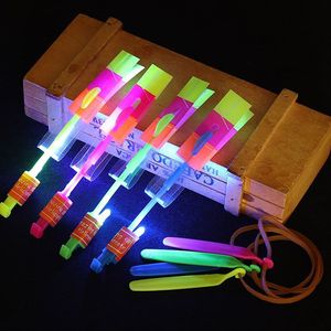 Bán buôn ngoài trời LED dạ quang Súng cao su súng cao su ánh sáng màu xanh ánh sáng màu đỏ phóng tên lửa nhấp nháy ánh sáng Flex Máy bay trực thăng xoay L - Product Image 5