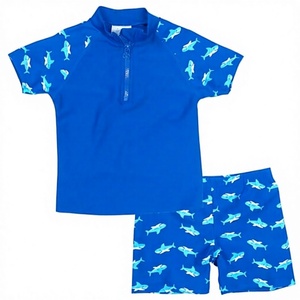 BJJ MMA Rashguard Children's Long Sleeve Compression UPF50+ Waterproof Spandex Anti-Rip Anti-UV for No-Gi <b>Grappling</b> Sparring - Product Image 2