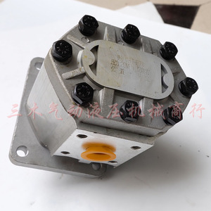 ปั๊มเกียร์ไฮดรอลิก F550 F532 F320 F325 CBN 200บาร์เหล็กหล่อ1เวทีขับเคลื่อนด้วยไฟฟ้า - Product Image 1