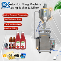 Machine de remplissage à chaud pour beurre, lait, graisse, chocolat, miel en bâtonnets et pailles, remplisseuse de bouteilles commerciale Enolmatic