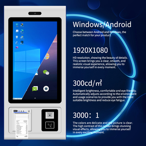 23.8 inch hệ thống Android tự phục vụ tiền mặt đăng ký màn hình cảm ứng kiosk Máy thức ăn nhanh Giao hàng Robot kỹ thuật số biển hiển thị - Product Image 5