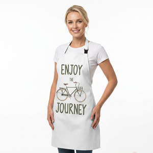 Tablier de cuisine en coton personnalisé avec l'inscription « Aucun endroit ne fait mieux que la cuisine à la maison » pour les chefs à domicile et les tabliers de cuisine professionnels pour restaurants - Product Image 1