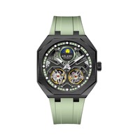 Montre mécanique automatique de luxe pour hommes, boîtier à cadran creux, bracelet en acier inoxydable, phase de lune, étanche, montre-bracelet de sport Hip Hop