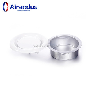 Mới hvacr EV kim loại xả Vòng không khí nướng AC lỗ thông hơi Trần tuôn ra khuếch tán không khí đăng ký lưới lỗ thông hơi thông gió không khí van - Product Image 4