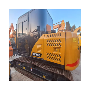Excavadora Usada Sany SY75 de 7 Toneladas, Suministrada por China, Segura y Duradera, con Motor Potente, Maquinaria de Segunda Mano, Excavadora Económica Sany 75C - Product Image 1