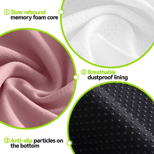 เบาะนั่งทรงโดนัทดีไซน์ตามหลักสรีรศาสตร์เก้าอี้สำนักงานเบาะรองนั่งริดสีดวงทวารรถหมอนเมมโมรี่โฟมกระดูกไหปลาร้าสำหรับผ่อนคลาย - Product Image 5