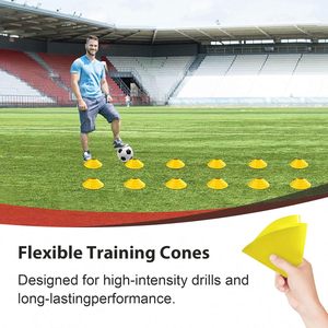 Porterí<span class=keywords><strong>a</strong></span> de Fútbol Portátil de 12x6 pies, Porterí<span class=keywords><strong>a</strong></span> de Fútbol Desmontable con Red para Entrenamiento en el Patio Trasero, con Bolsa de Transporte y Conos de Entrenamiento - Product Image 6